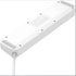 LDNIO SC4408 Defender Series Power Socket with 4 Socket Outlets and 4 USB Charging Port, 5 Power Socket, Waterproof Mechanical Switch, 2500W Power, 2